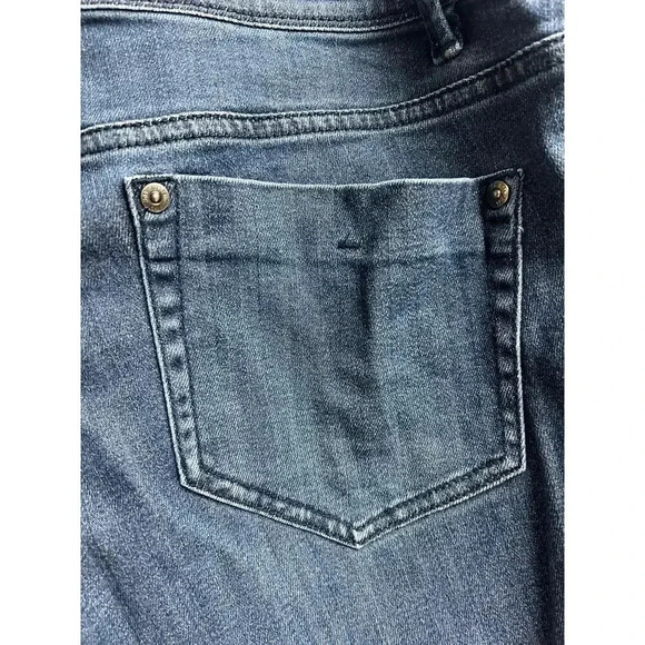 J.Jill Authentic Fit Slim Ankle Jeans Blue 12 Tall - Picture 7 of 8